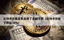 比特币价格走势出现了急剧下跌（比特币价格下跌超10%）