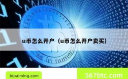 u币怎么开户（u币怎么开户卖买）