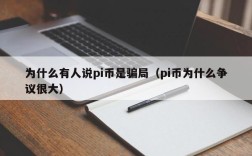 为什么有人说pi币是骗局（pi币为什么争议很大）