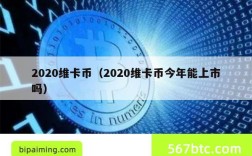 2020维卡币（2020维卡币今年能上市吗）