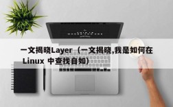 一文揭晓Layer（一文揭晓,我是如何在 Linux 中查找自如）