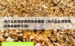 为什么比特币跌所有币都跌（为什么比特币跌所有币都跌不到）