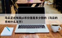 马云正式布局pi币价值是多少假的（马云的币叫什么名字）