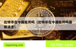 比特币在中国能开吗（比特币在中国能开吗最新消息）