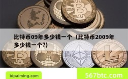 比特币09年多少钱一个（比特币2009年多少钱一个?）