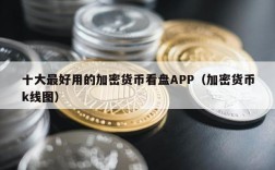 十大最好用的加密货币看盘APP（加密货币k线图）