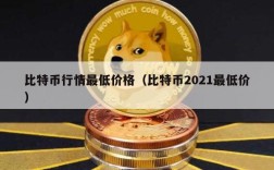 比特币行情最低价格（比特币2021最低价）