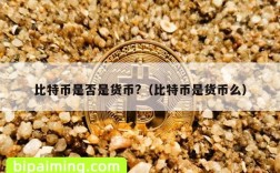 比特币是否是货币?（比特币是货币么）