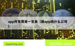 app开发费用一览表（做app找什么公司）