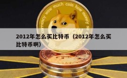 2012年怎么买比特币（2012年怎么买比特币啊）